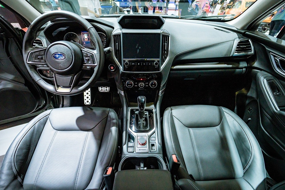 Không gian bên trong của xe Subaru Forester 2022 rất rộng rãi và thoải mái