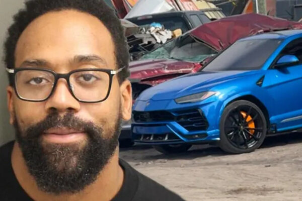 Con trai Michael Jordan say rượu lái xe, Lamborghini kẹt đường ray